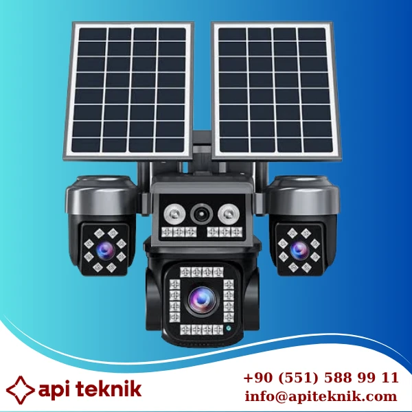 PRO-8420GIP 8MP 4 Kameralı 4G AOV ESIM Solar Kamera, HIEASY Yazılım